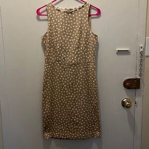 Ann Taylor Cream Petite Dress